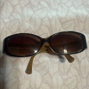 Coach Tortoise Shell Sunglasses